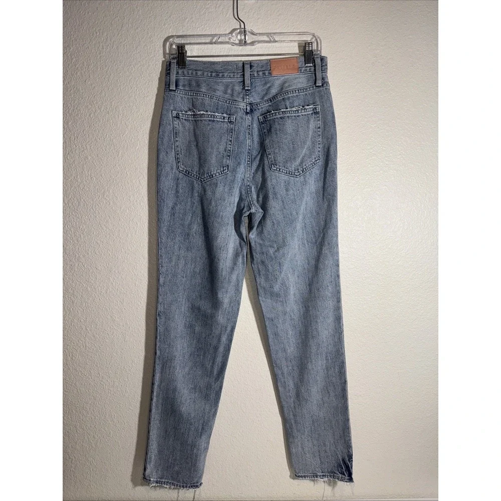 Pistola Jeans Presley High Rise Relaxed Womens 26 Roller Distressed Grunge BOHO